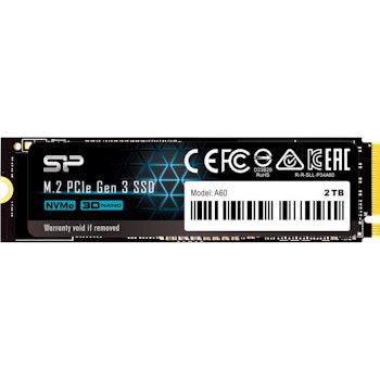 Product image of Silicon Power P34A60 PCIe  M.2 NVMe SSD - 2TB  - Click for product page of Silicon Power P34A60 PCIe  M.2 NVMe SSD - 2TB 