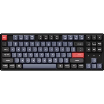 Product image of Keychron K8 Pro - TKL QMK/VIA RGB Wireless Mechanical Keyboard - Black (Gateron Red Switch) - Click for product page of Keychron K8 Pro - TKL QMK/VIA RGB Wireless Mechanical Keyboard - Black (Gateron Red Switch)