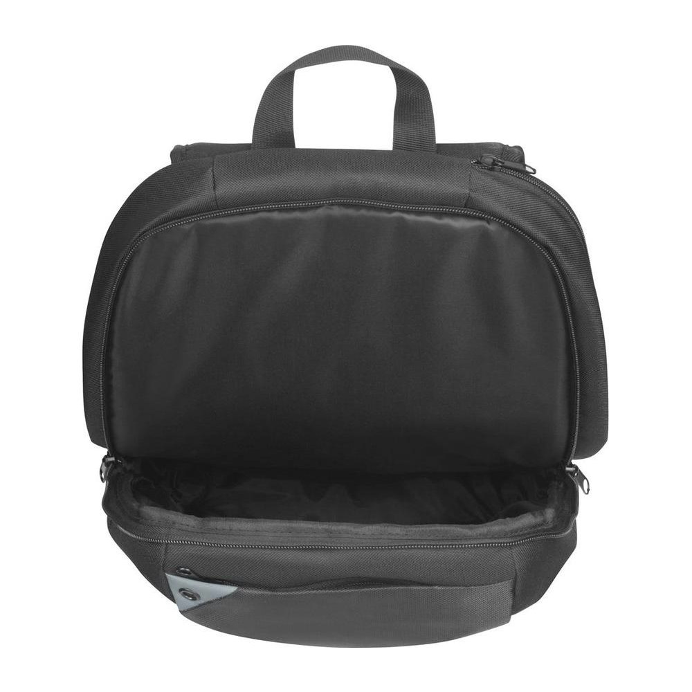 A large main feature product image of Targus 15.6" Intellect Laptop Backpack - Black/Grey