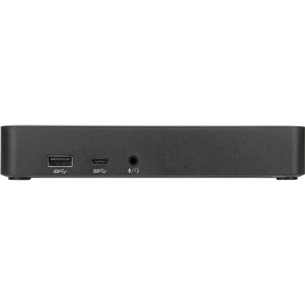 A large main feature product image of Targus Universal USB-C DV4K Docking Station with 65W Power Delivery