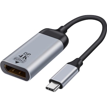 Product image of Astrotek 15cm USB-C to DisplayPort Male to Female Adapter - Click for product page of Astrotek 15cm USB-C to DisplayPort Male to Female Adapter