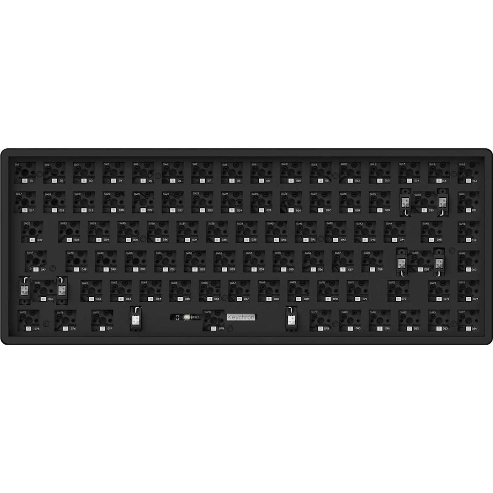 A large main feature product image of Keychron K2 Pro Compact RGB Wireless Mechanical Keyboard - Black (Brown Switch)