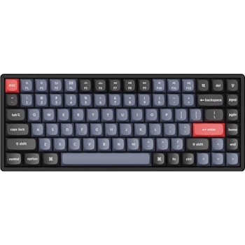 Product image of Keychron K2 Pro - 75% QMK/VIA RGB Wireless Mechanical Keyboard - Black (Red Switch) - Click for product page of Keychron K2 Pro - 75% QMK/VIA RGB Wireless Mechanical Keyboard - Black (Red Switch)