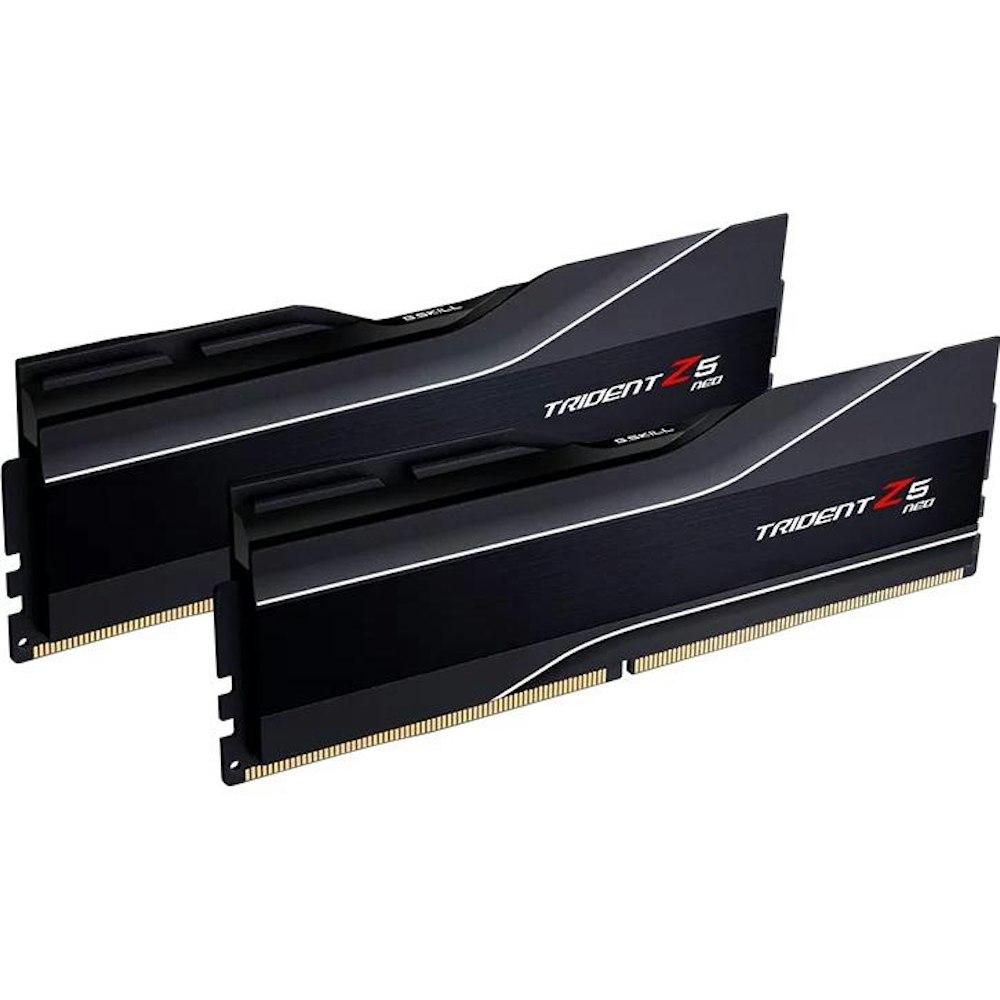 A large main feature product image of G.Skill 32GB Kit (2x16GB) DDR5 Trident Z5 Neo AMD EXPO C32 6000MT/s - Black