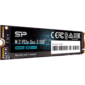 Product image of Silicon Power P34A60 PCIe M.2 NVMe SSD - 256GB  - Click for product page of Silicon Power P34A60 PCIe M.2 NVMe SSD - 256GB 