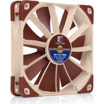 Product image of Noctua NF-F12 PWM - 120mm x 25mm 1500RPM Cooling Fan - Click for product page of Noctua NF-F12 PWM - 120mm x 25mm 1500RPM Cooling Fan