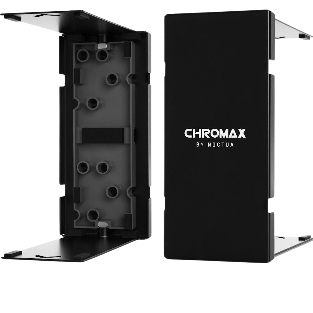 A large main feature product image of Noctua NA-HC8 Chromax Black - Heatsink Cover for NH-U12A