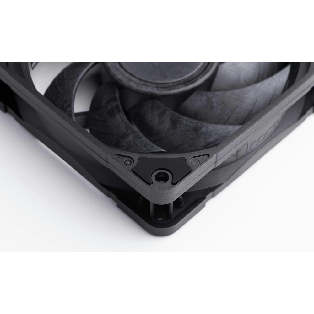 A large main feature product image of Noctua NA-IS1 Chromax Black - Inlet Side Spacers for Noctua Fans (2 Pack)