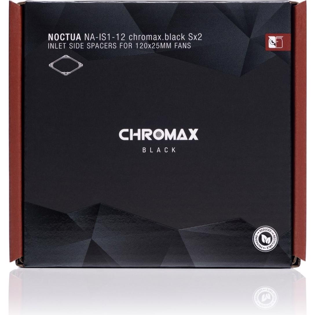 Noctua NAIS1 Chromax Inlet Side Spacers for Noctua Fans 2pcs PLE