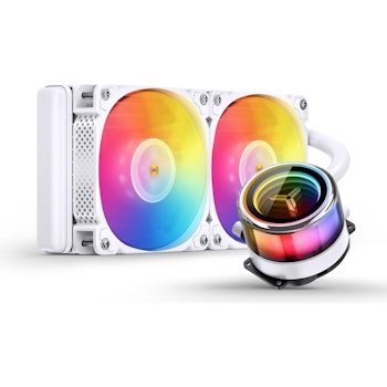 Product image of Jonsbo Light Drum 240mm ARGB White AIO CPU Liquid Cooler - Click for product page of Jonsbo Light Drum 240mm ARGB White AIO CPU Liquid Cooler