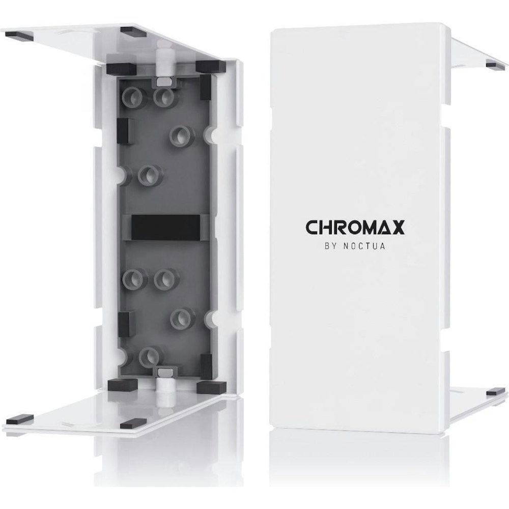 A large main feature product image of Noctua NA-HC8 Chromax White - Heatsink Cover for NH-U12A