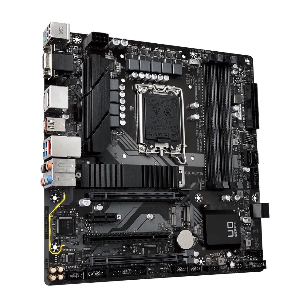 Gigabyte B760M D3H DDR4 LGA1700 mATX Desktop Motherboard PLE Computers