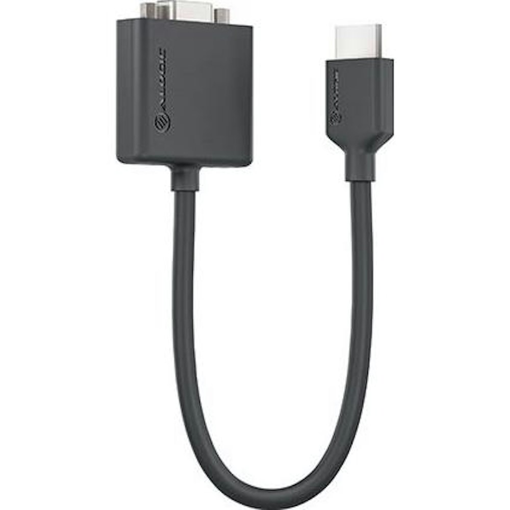 A large main feature product image of ALOGIC HDMI to VGA Adapter with Audio - Elements Series