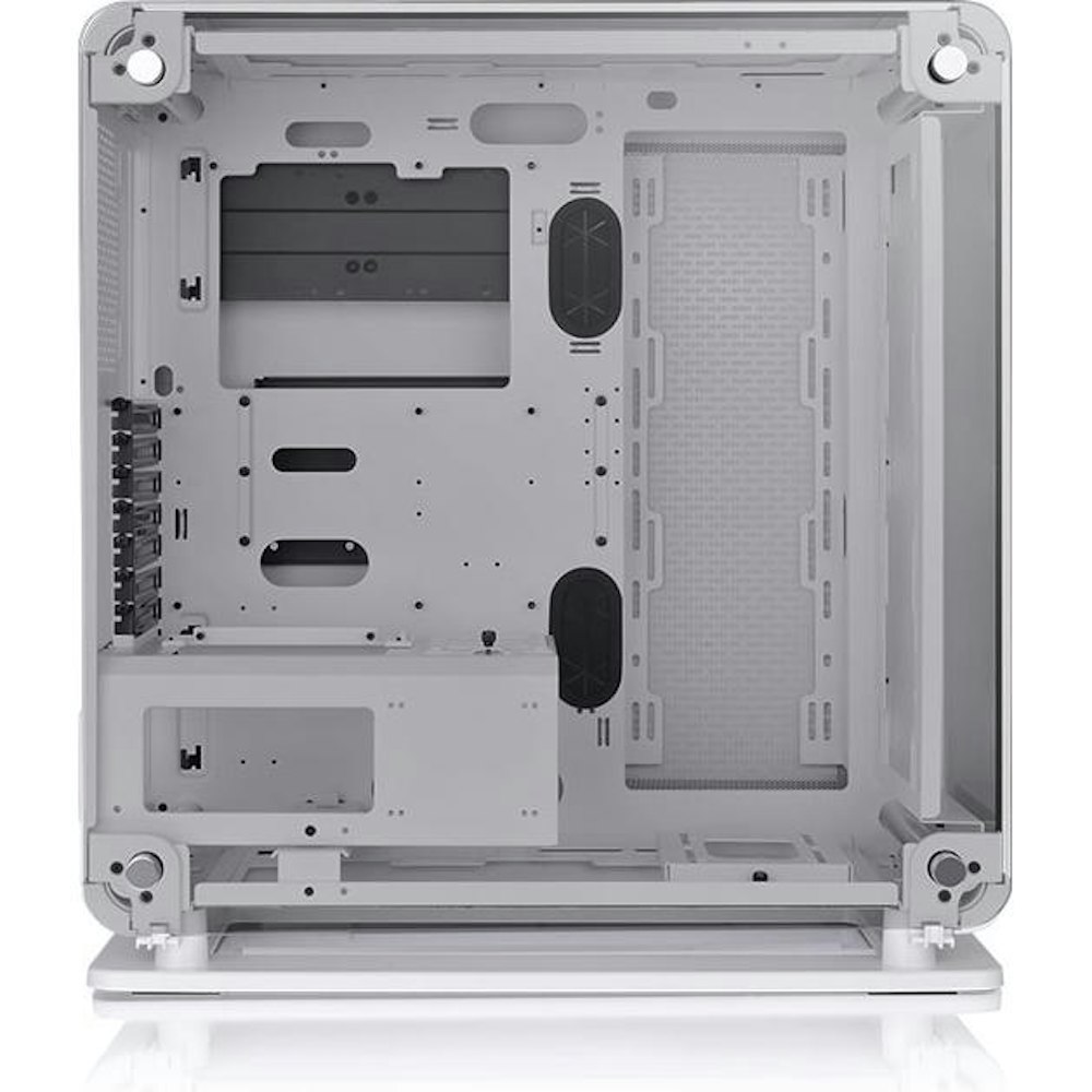 A large main feature product image of Thermaltake Core P6 - Mid Tower Case (Snow)