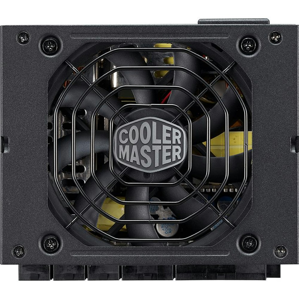 A large main feature product image of Cooler Master V1300 1300W Platinum PCIe 5.0 SFX Modular PSU