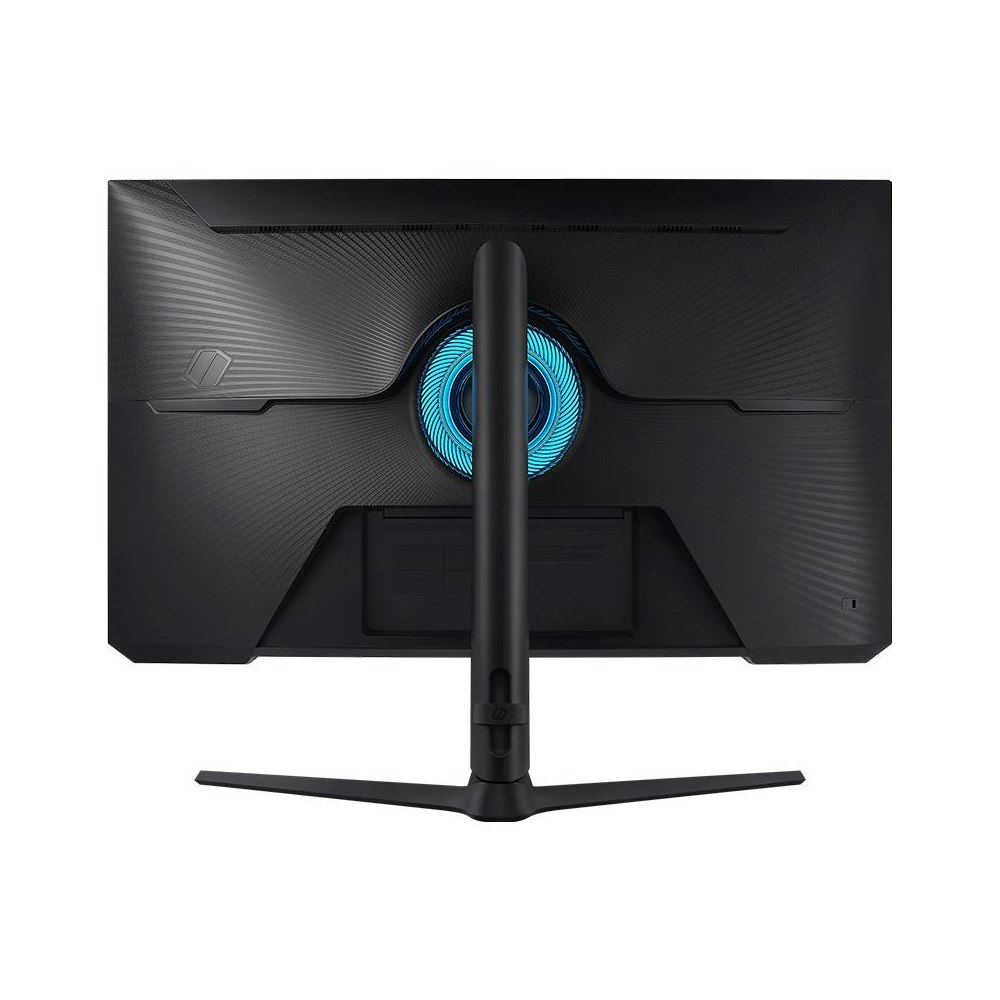 A large main feature product image of Samsung Odyssey G70B 32" UHD 4K 144Hz IPS Monitor