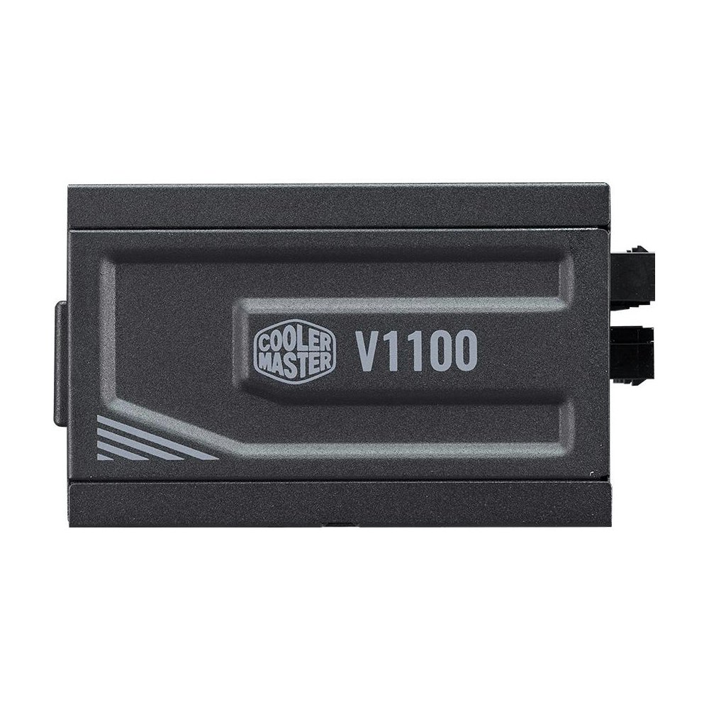 A large main feature product image of Cooler Master V1100 1100W Platinum PCIE 5.0 SFX Modular PSU
