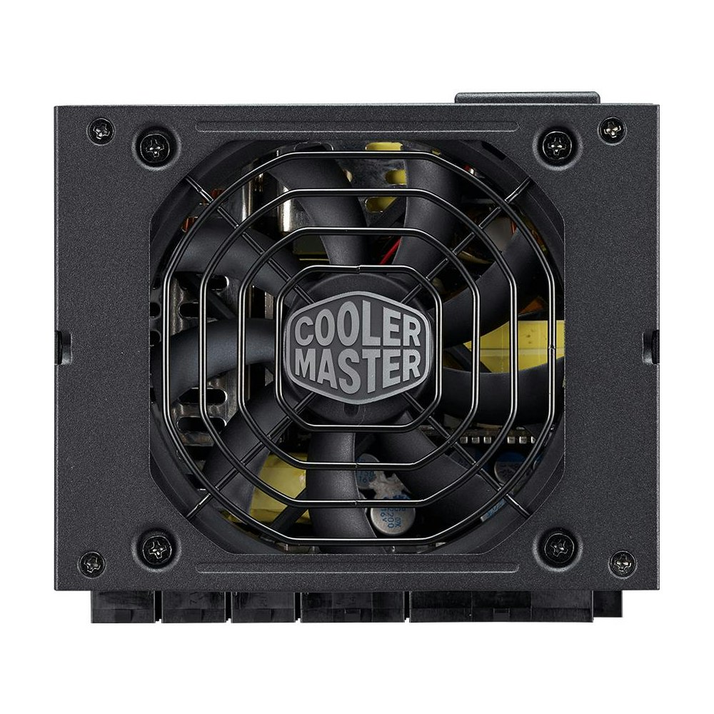 A large main feature product image of Cooler Master V1100 1100W Platinum PCIE 5.0 SFX Modular PSU