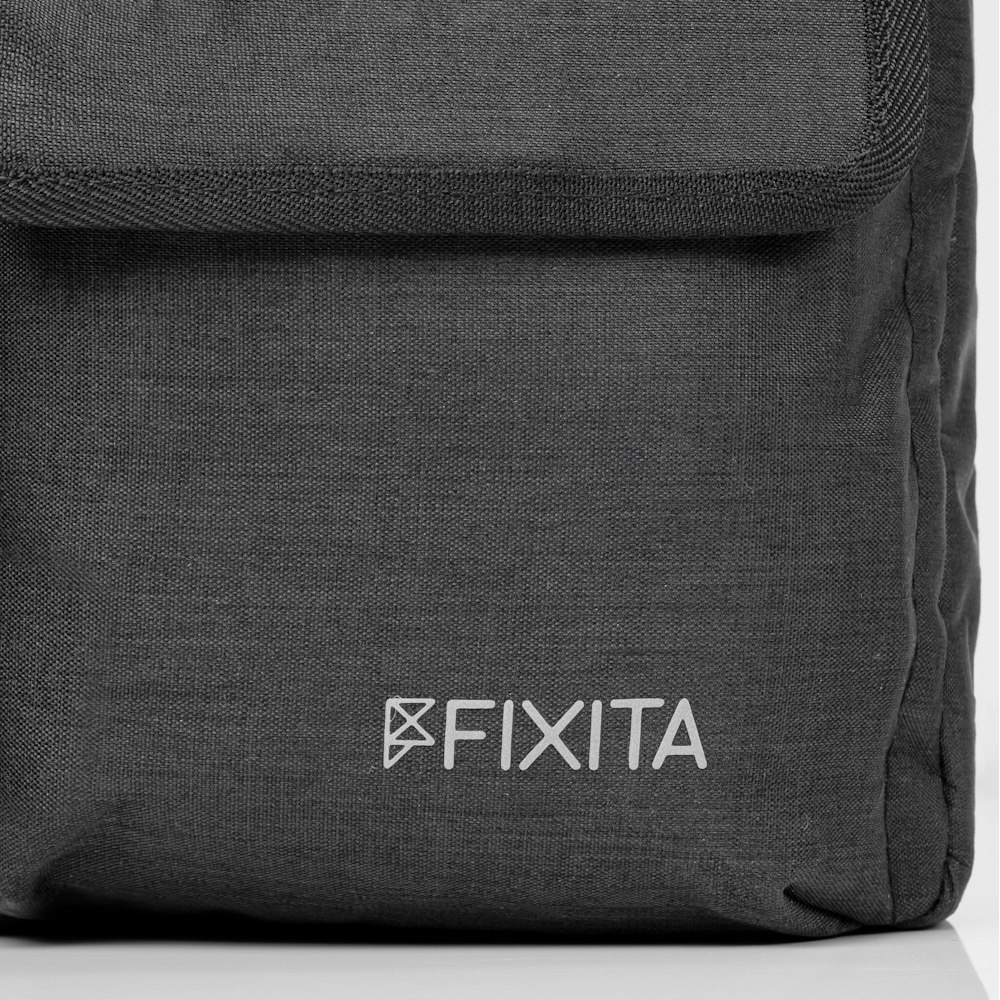 A large main feature product image of Fixita Metro 15.6" Black Messenger Notebook Bag