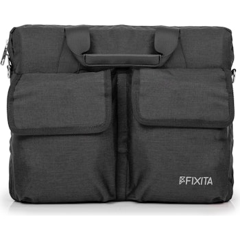 Product image of Fixita Metro 15.6" Black Messenger Notebook Bag - Click for product page of Fixita Metro 15.6" Black Messenger Notebook Bag