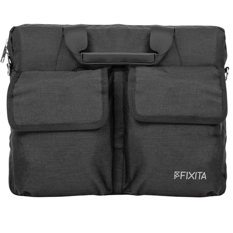 Fixita Metro 15.6" Black Messenger Notebook Bag