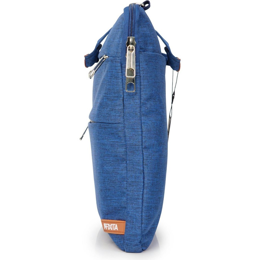 A large main feature product image of Fixita Vast Metro 17.3" Blue Messenger Notebook Bag