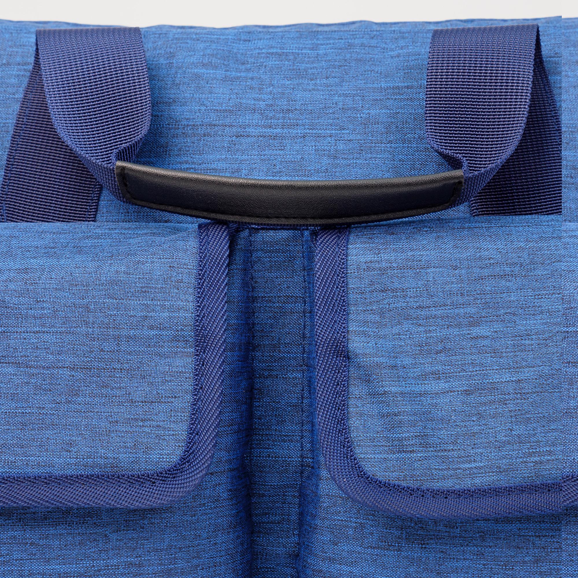 A large main feature product image of Fixita Metro 15.6" Blue Messenger Notebook Bag