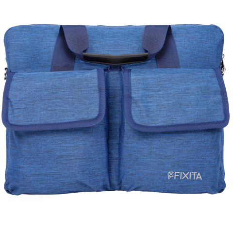 Fixita Metro 15.6" Blue Messenger Notebook Bag