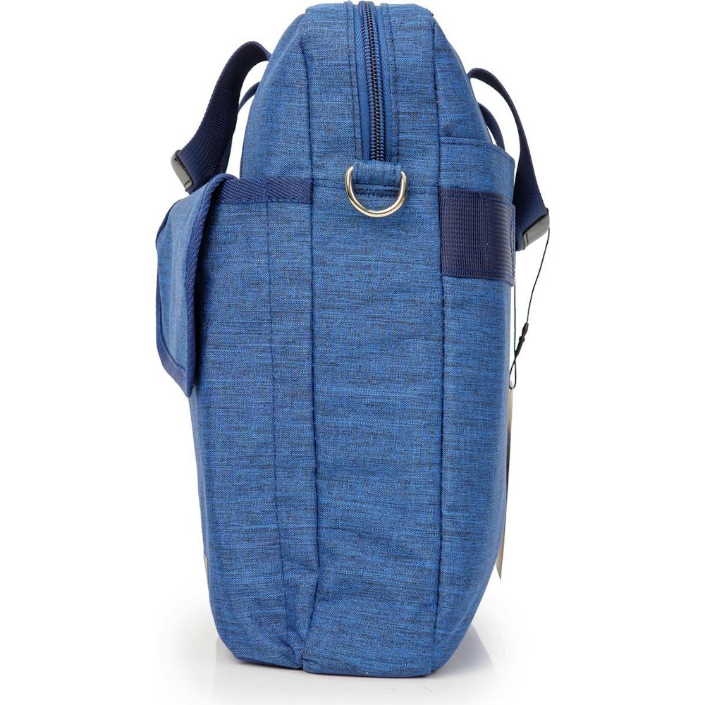 A large main feature product image of Fixita Metro 15.6" Blue Messenger Notebook Bag