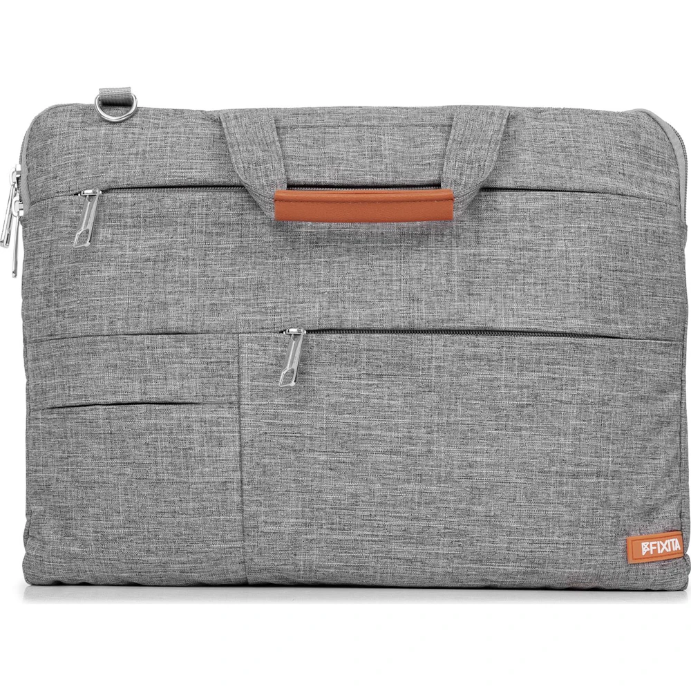 Fixita Vast Metro 17.3" Grey Messenger Notebook Bag