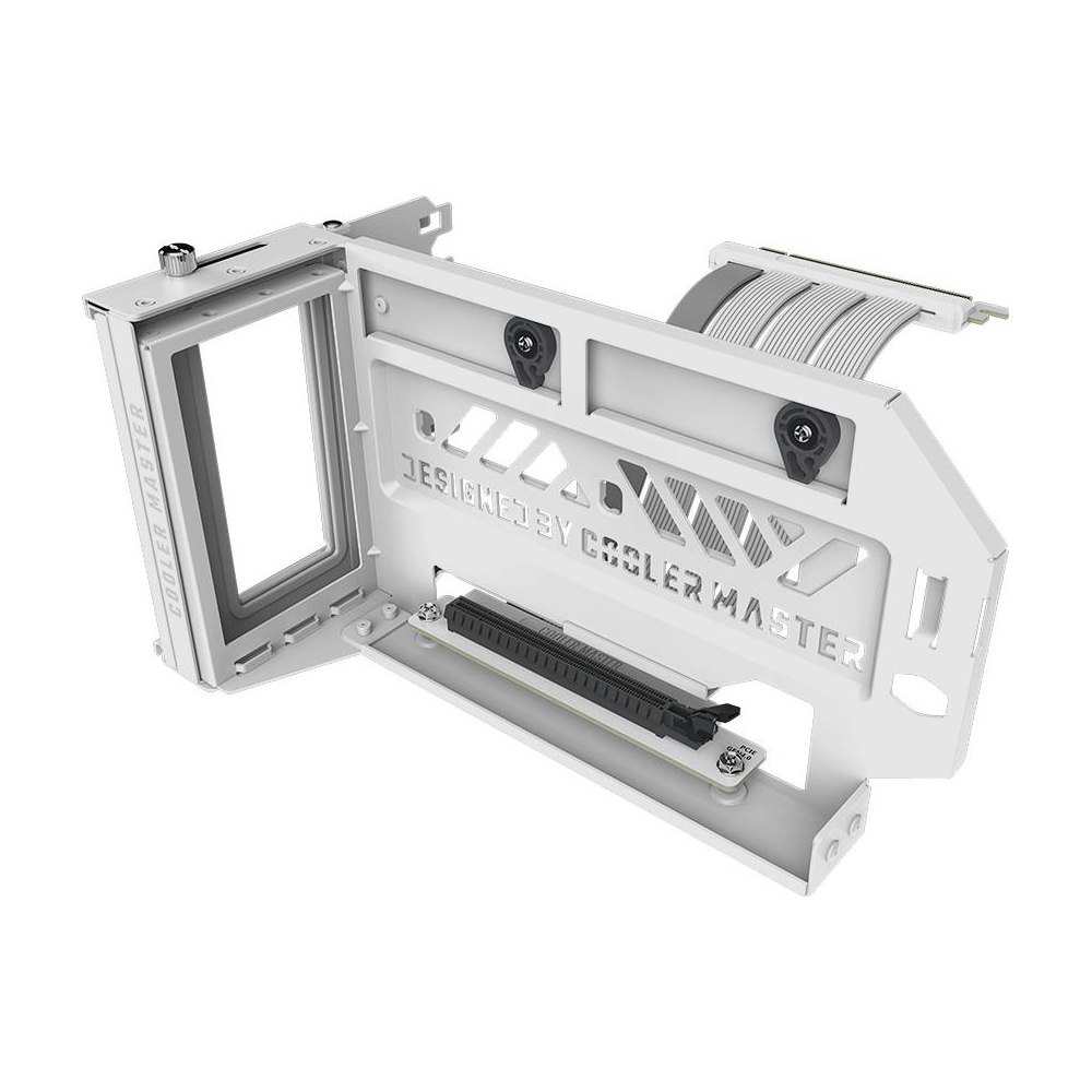 A large main feature product image of Cooler Master Vertical GPU Mount Kit V3 (White)