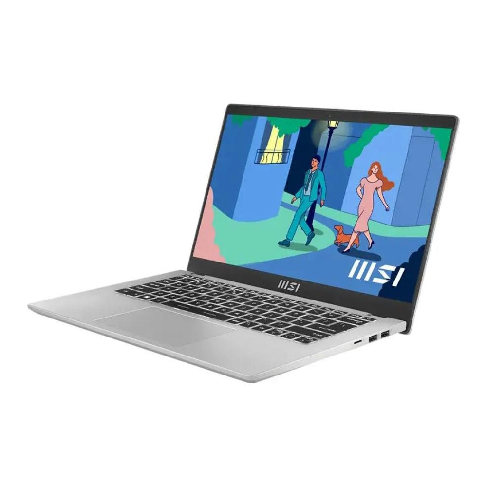 A large main feature product image of MSI Modern 14 C12M-222AU 14" 12th Gen i7 Windows 11 Home Notebook
