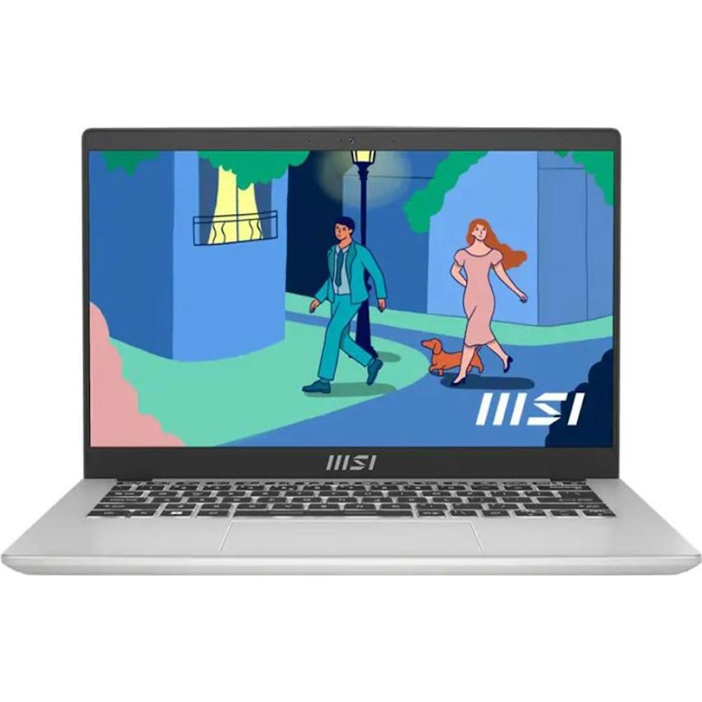 A large main feature product image of MSI Modern 14 (C12M) - 14" 12th Gen i7, 16GB/512GB - Win 11 Notebook