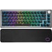 A product image of Cooler Master CK721 Wireless RGB Mechanical Gaming Keyboard Space Grey - Brown Switch