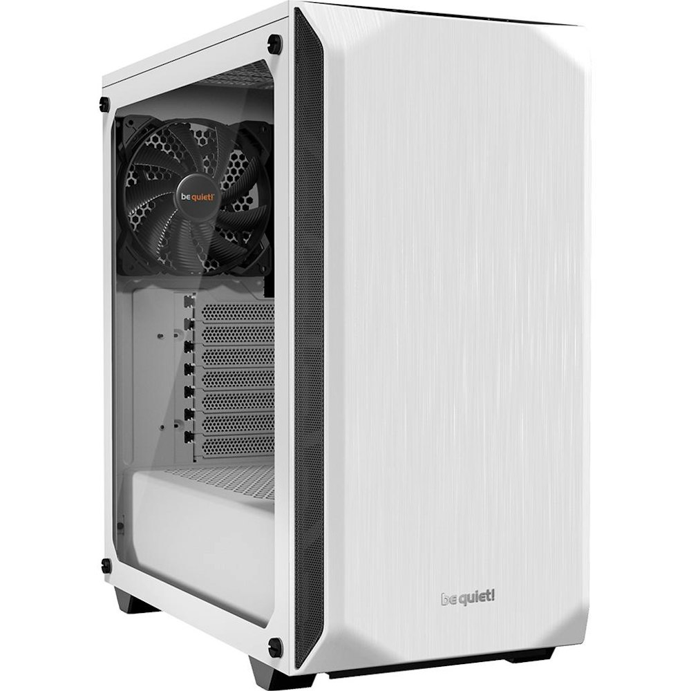A large main feature product image of be quiet! PURE BASE 500 TG Mid Tower Case - White