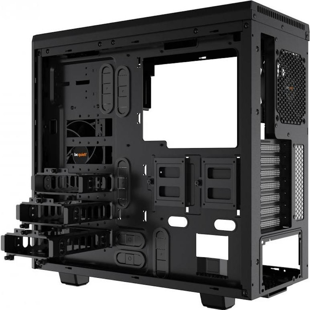 A large main feature product image of be quiet! PURE BASE 600 TG Mid Tower Case - Black