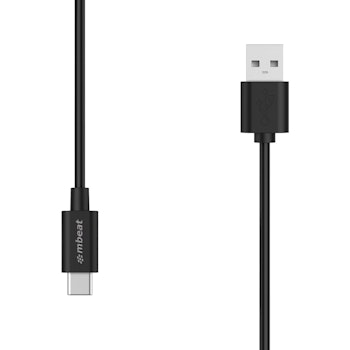 Product image of mBeat Prime 1m USB-C to USB-A Fast Charge Cable - Click for product page of mBeat Prime 1m USB-C to USB-A Fast Charge Cable
