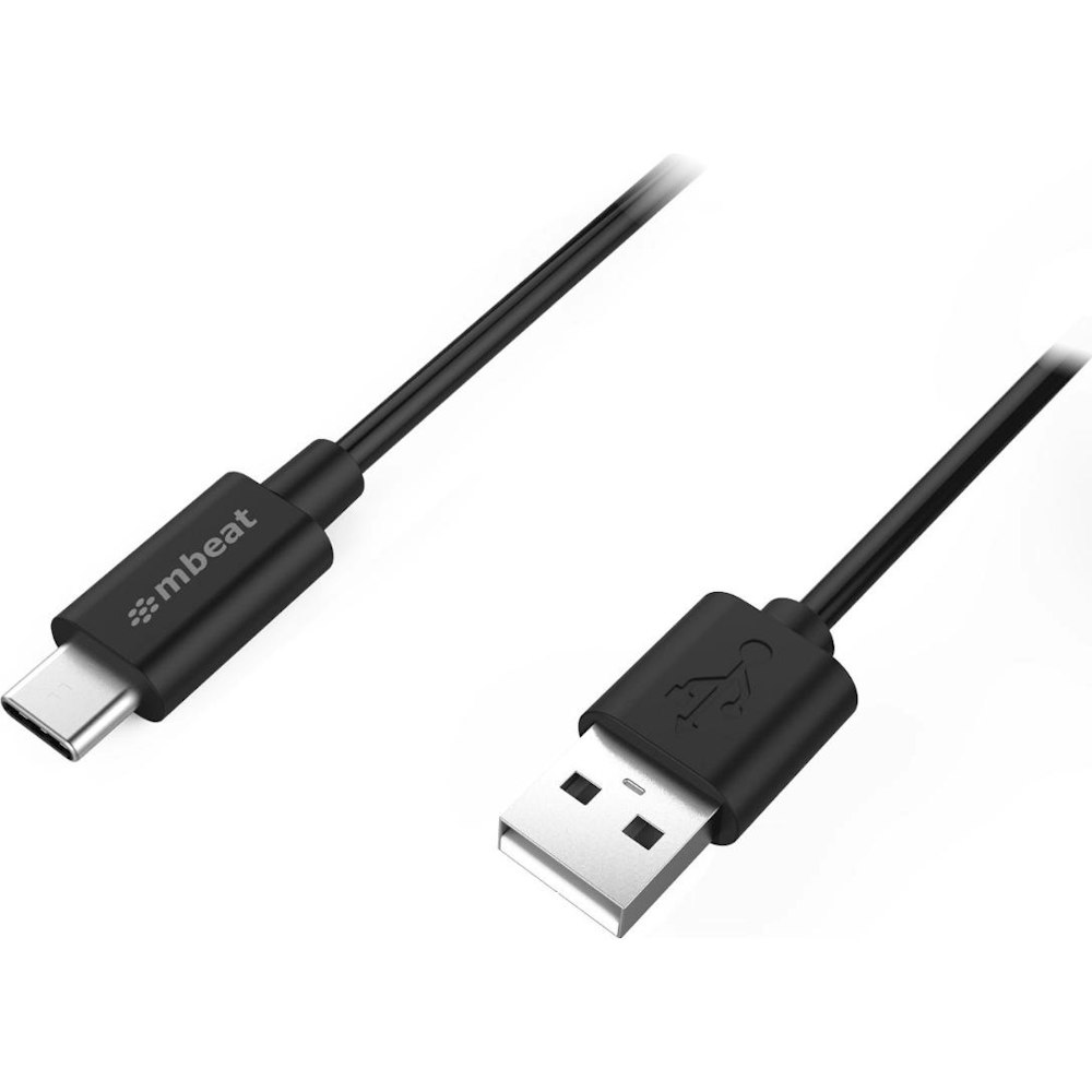 A large main feature product image of mBeat Prime 1m USB-C to USB-A Fast Charge Cable