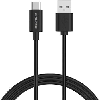 Product image of mBeat Prime 1m USB-C to USB-A Fast Charge Cable - Click for product page of mBeat Prime 1m USB-C to USB-A Fast Charge Cable