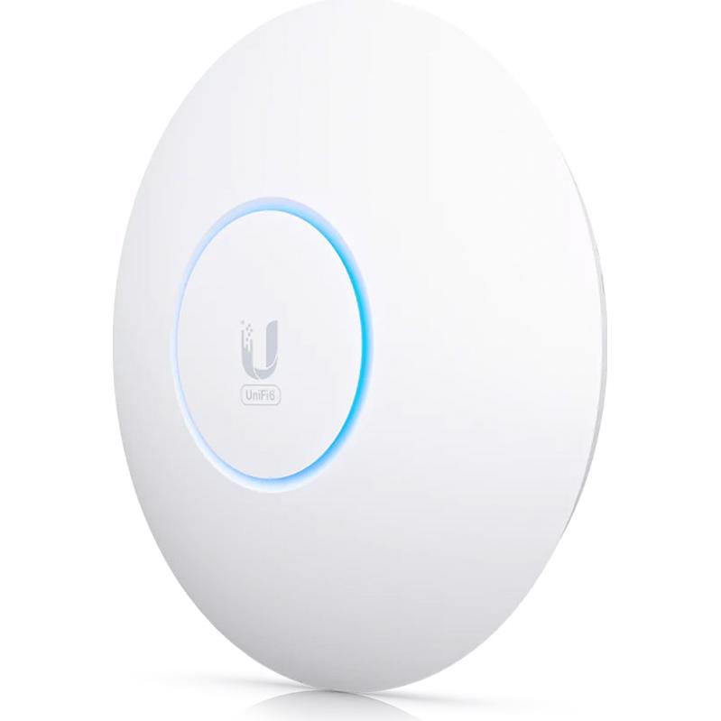A large main feature product image of Ubiquiti U6 Enterprise WiFi 6E Wireless Access Point