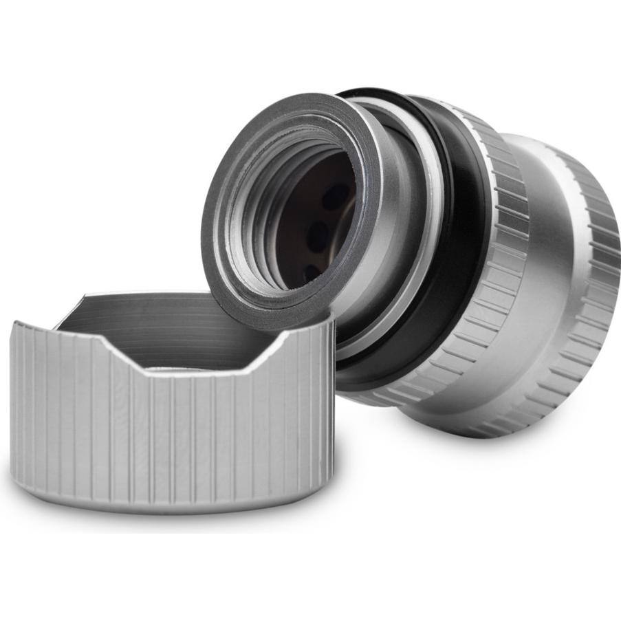 A large main feature product image of EK Quantum Torque Drain Valve (Satin Titanium)