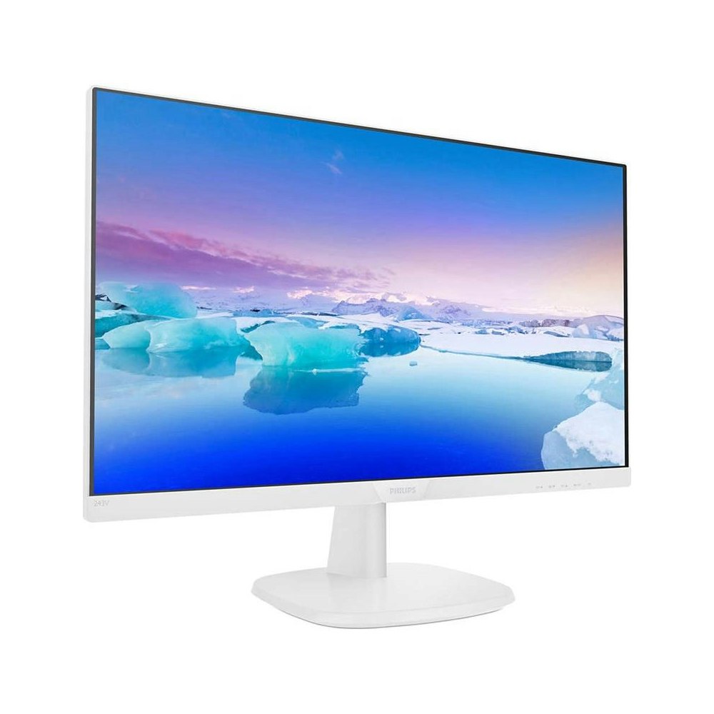 A large main feature product image of Philips 243V7QDAW 24" FHD 60Hz IPS Monitor