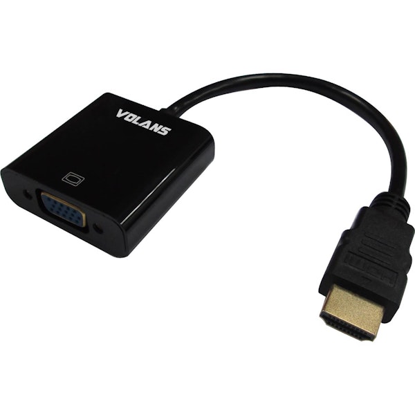 Volans VLHMVG HDMI to VGA Male to Female Converter (No Audio) PLE
