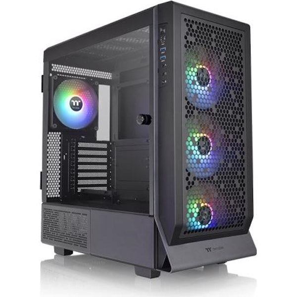 Thermaltake Ceres 500 TG - ARGB Mid Tower Case (Black) | PLE Computers