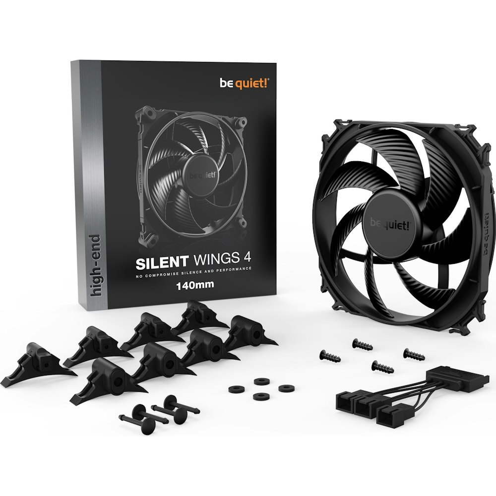 A large main feature product image of be quiet! SILENT WINGS 4 140mm Fan