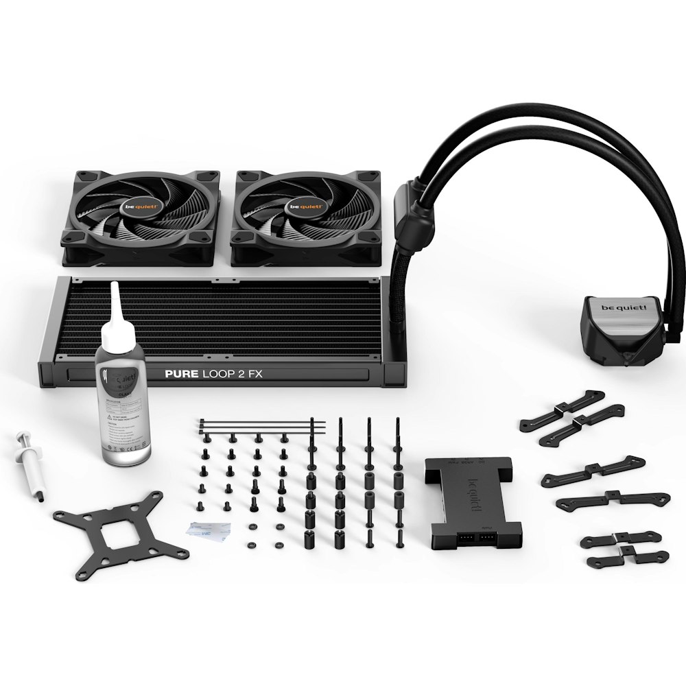 A large main feature product image of be quiet! Pure Loop 2 FX 280mm AIO CPU Cooler