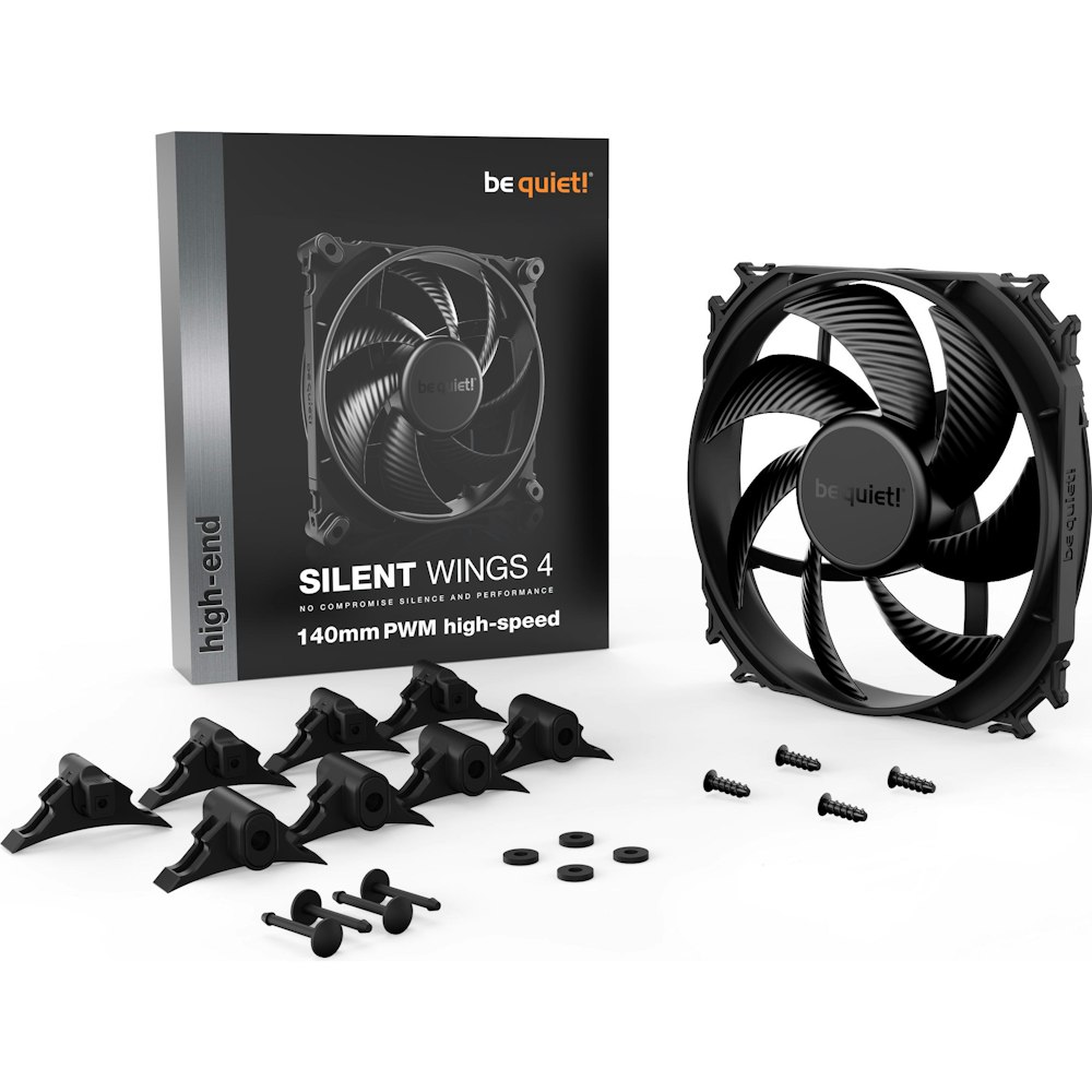 A large main feature product image of be quiet! SILENT WINGS 4 140mm PWM High-Speed Fan