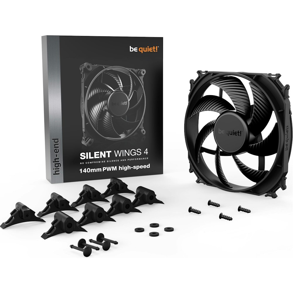 A large main feature product image of be quiet! SILENT WINGS 4 140mm PWM High-Speed Fan
