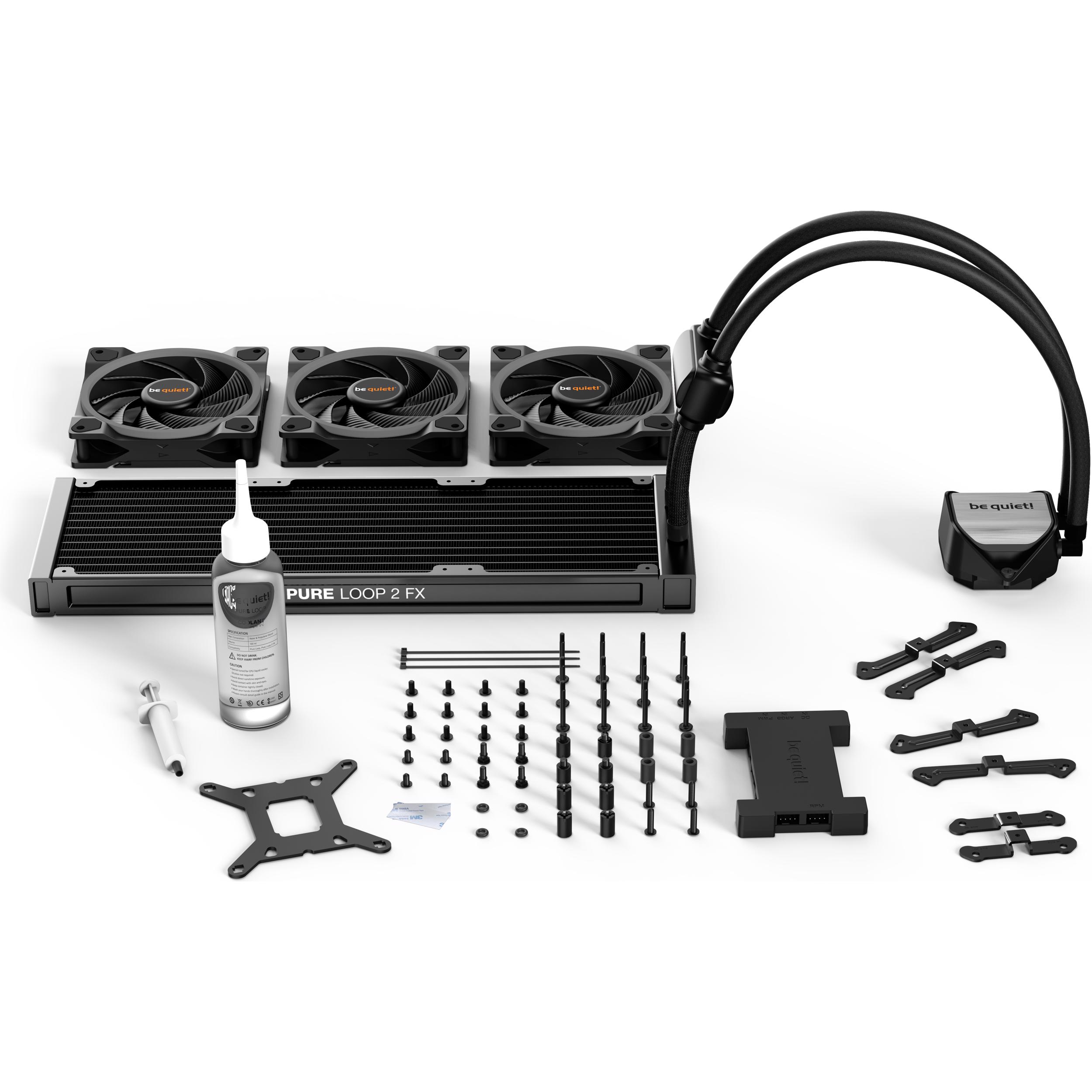 A large main feature product image of be quiet! PURE LOOP 2 FX 360mm AIO CPU Cooler