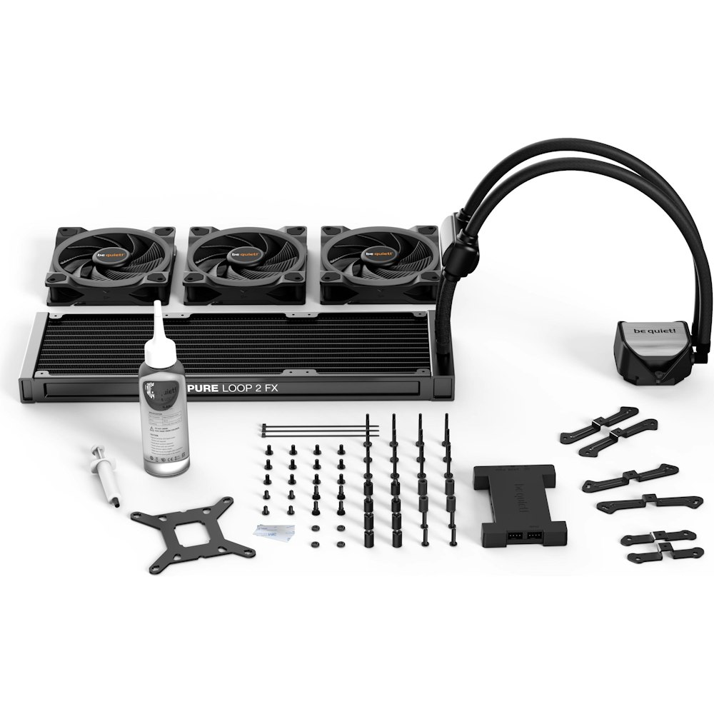 A large main feature product image of be quiet! Pure Loop 2 FX 360mm AIO CPU Cooler